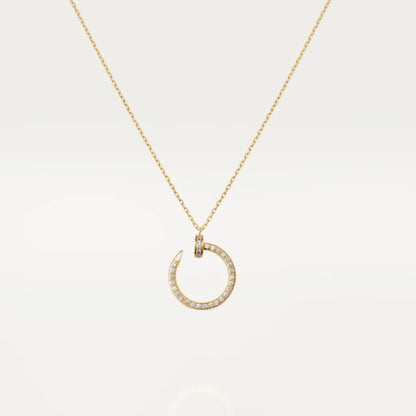 [baslovejewels]JUSTE NECKLACE GOLD DIAMONDS