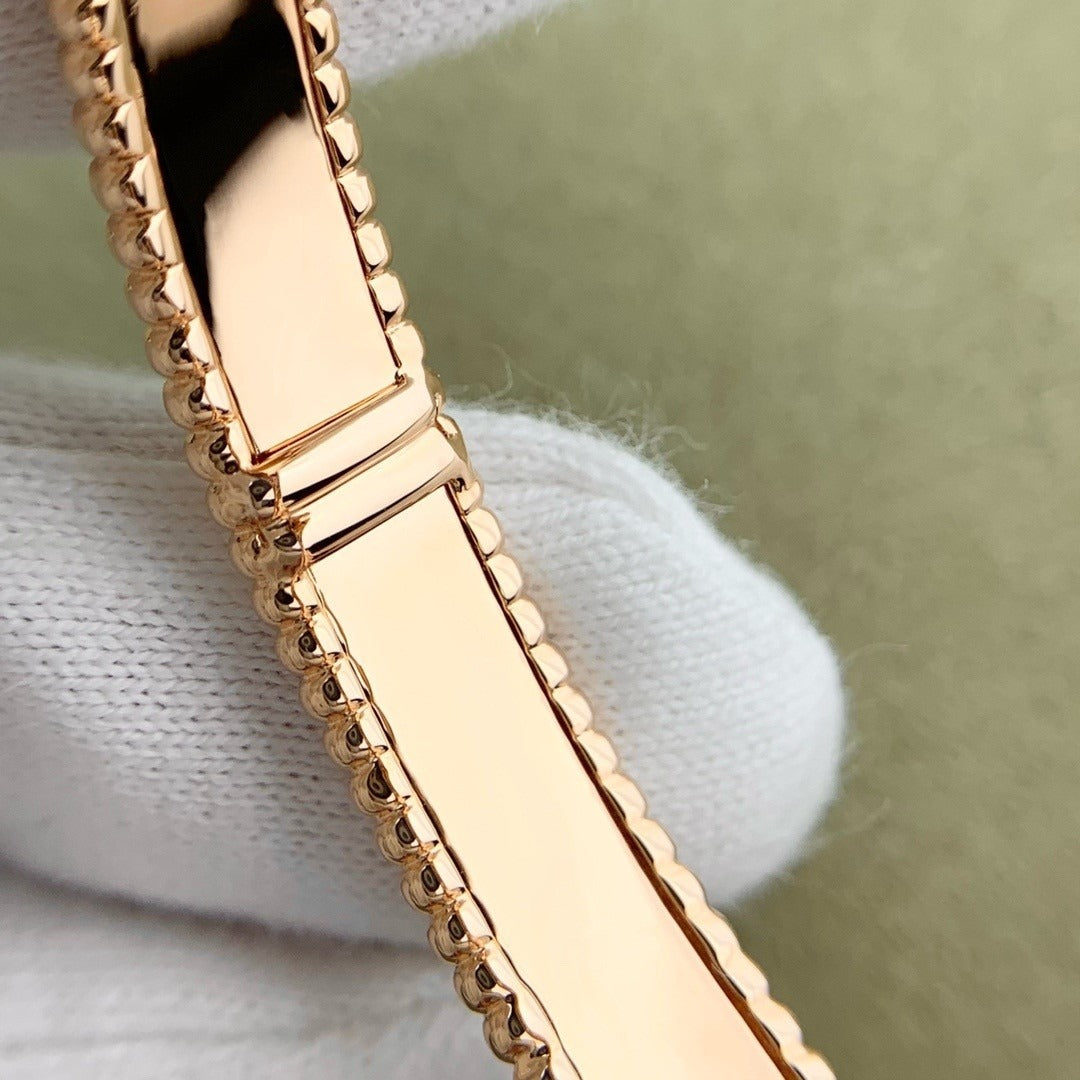 [baslovejewels]CLOVER BRACELET ENGRAVING SERIES