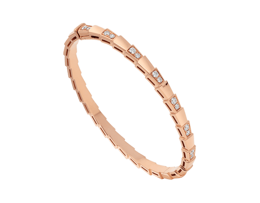 [baslovejewels]SERPENTI BRACELET PINK GOLD DIAMOND