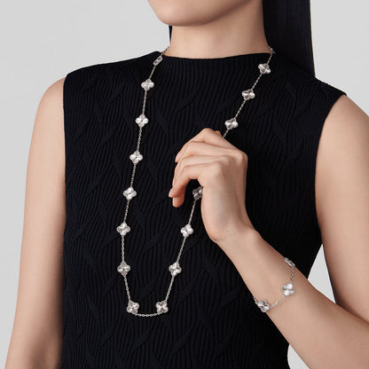 [baslovejewels]CLOVER 20 MOTIFS  LASER SILVER