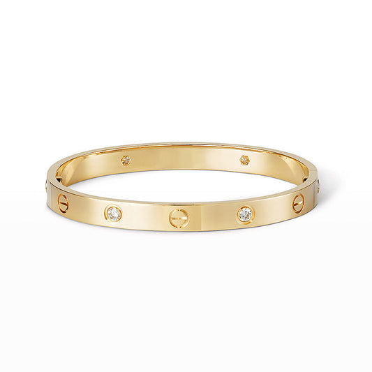 [baslovejewels]LOVE BRACELET 6.1MM 4 DIAMONDS