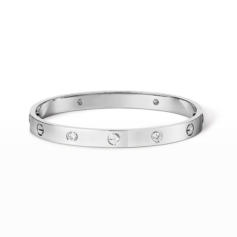 [baslovejewels]LOVE BRACELET 6.1MM 4 DIAMONDS