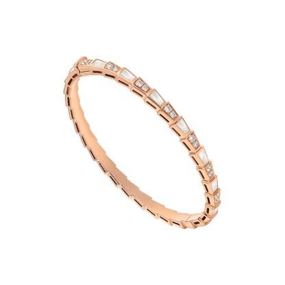 [baslovejewels]SERPENTI BRACELET PINK GOLD MOP DIAMOND
