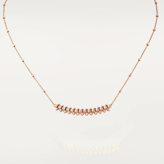 [baslovejewels]CLASH PINK GOLD NECKLACE