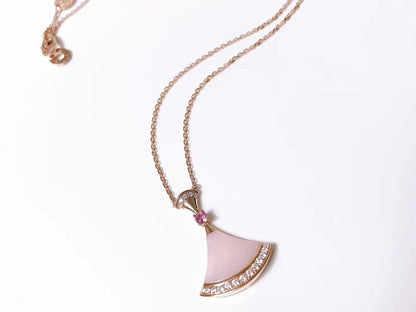 [baslovejewels]DREAM NECKLACE PINK MOP DIAMOND