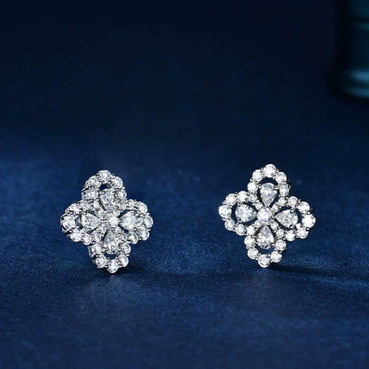 [baslovejewels]LOOP EARRINGS FULL MOTIF DIAMOND 16MM