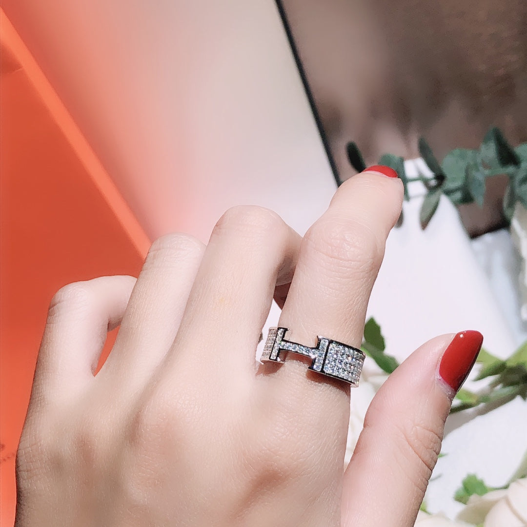 [baslovejewels]H RING FULL DIAMOND