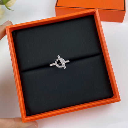 [baslovejewels]ECHAPPEE RING SILVER DIAMOND