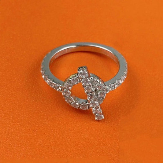 [baslovejewels]ECHAPPEE RING SILVER DIAMOND