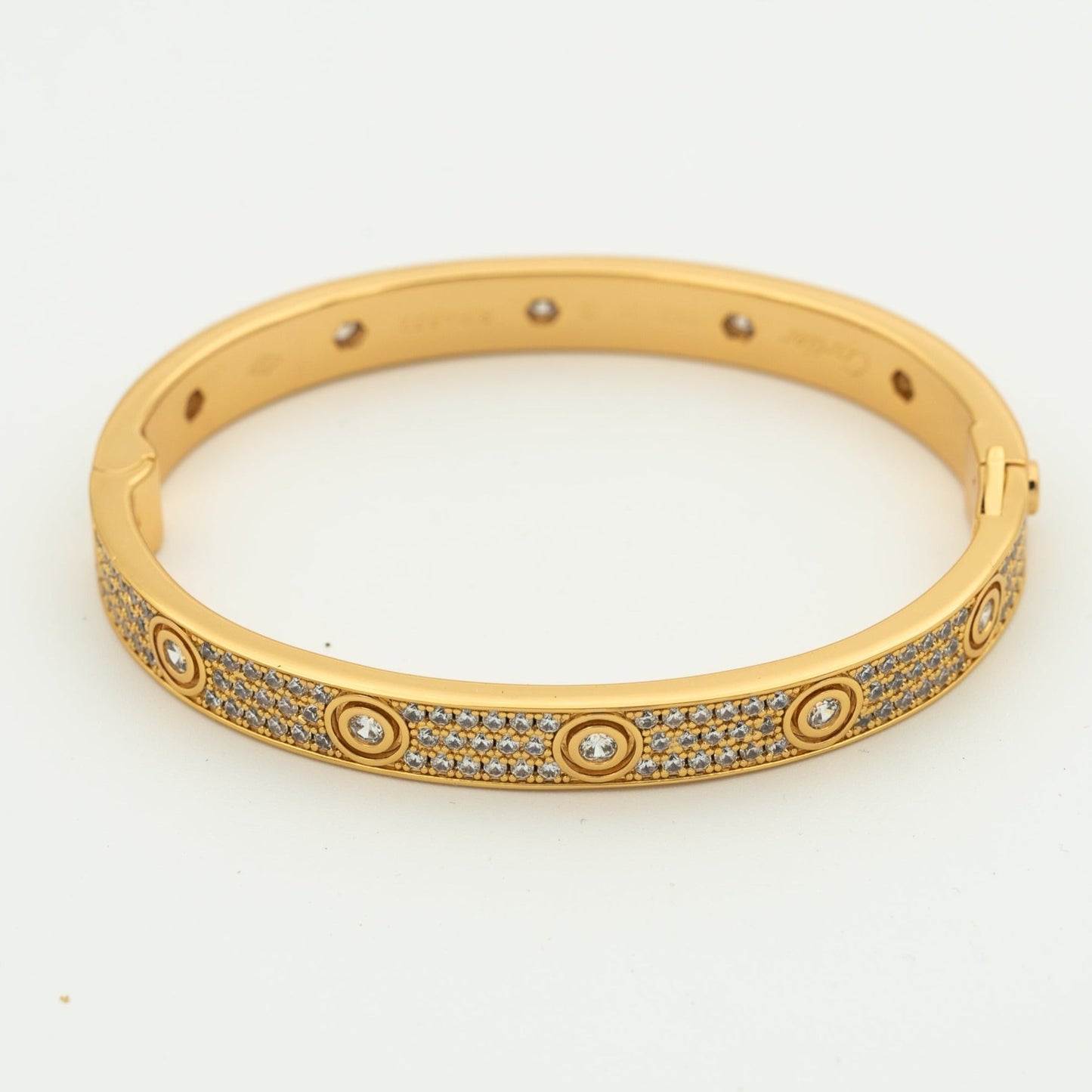 [baslovejewels]LOVE BRACELET 6.1MM DIAMOND-PAVED 10 BIG DIAMONDS