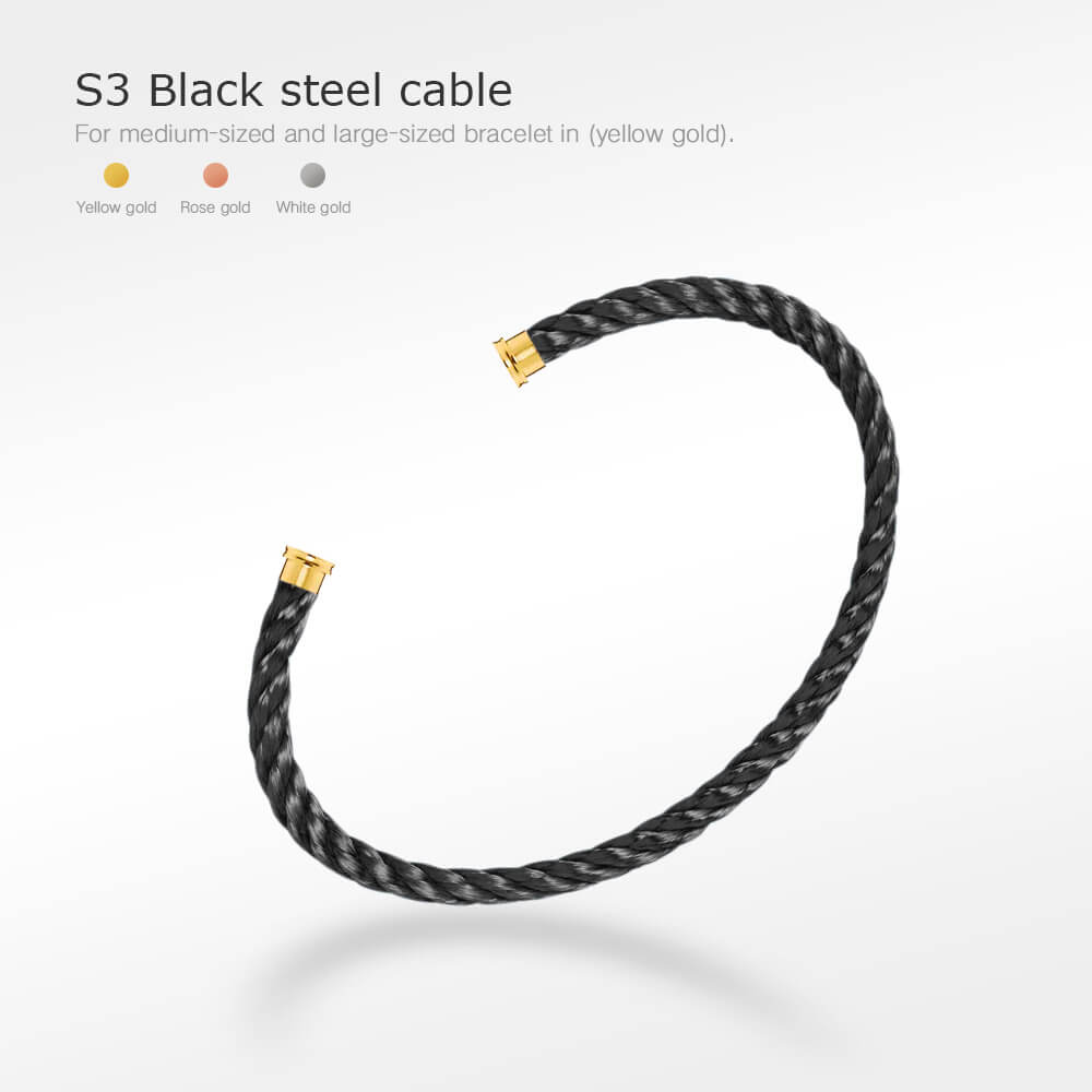 [baslovejewels]FORCE SERIES BRACELET CABLES 50 CHOICES (DIY SELECTION)