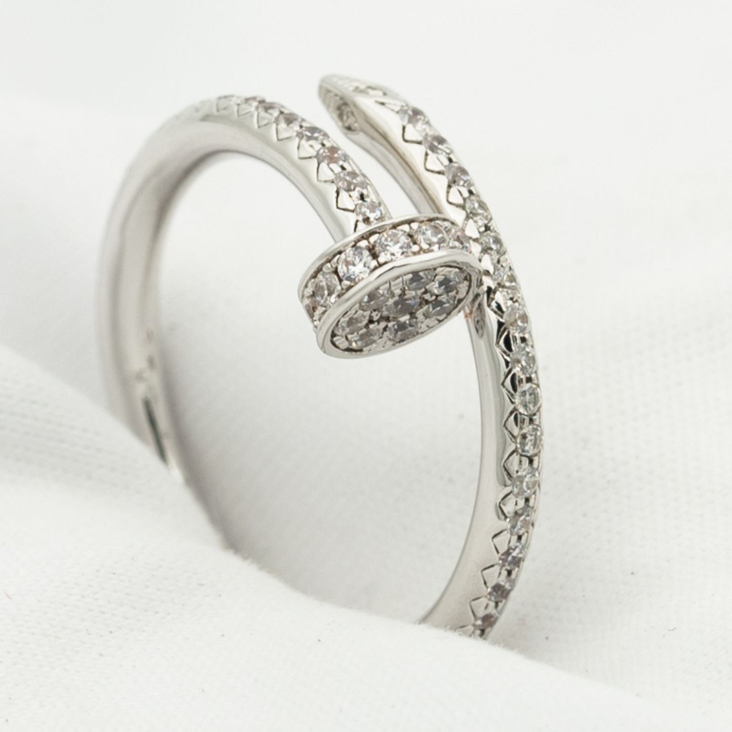 [baslovejewels]JUSTE RING 1.8MM SILVER DIAMONDS