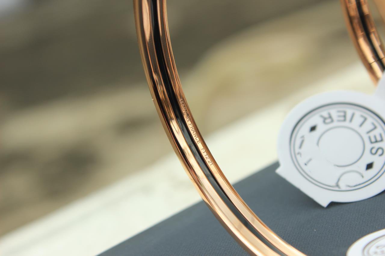 [baslovejewels]HM UNI BANGLE BAG PINK GOLD