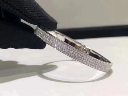 [baslovejewels]HM KELLY BRACELET IN SILVER AND FULL PAVE DIAMOND