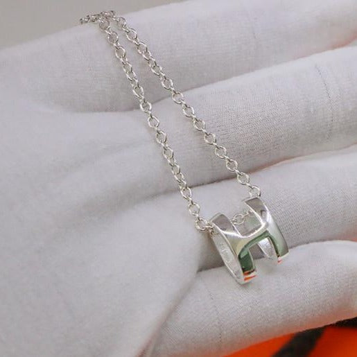 [baslovejewels]HM NECKLACE H LETTER OVAL SERIES