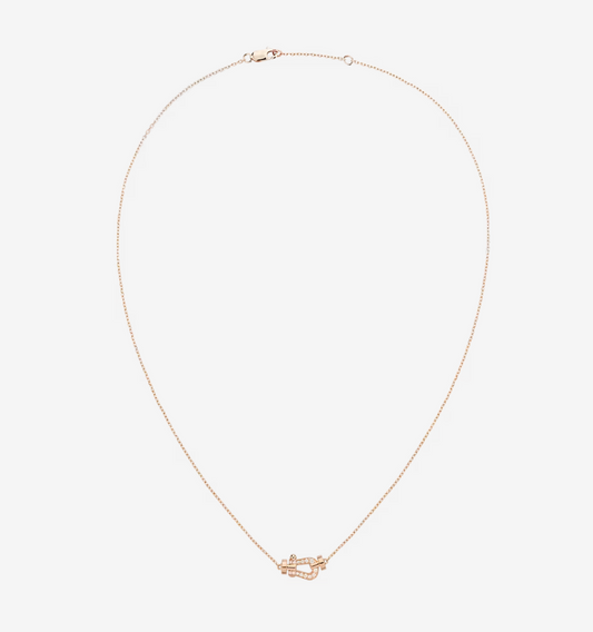 [baslovejewels]FORCE 10 DIAMOND PINK GOLD NECKLACE MINI MODEL