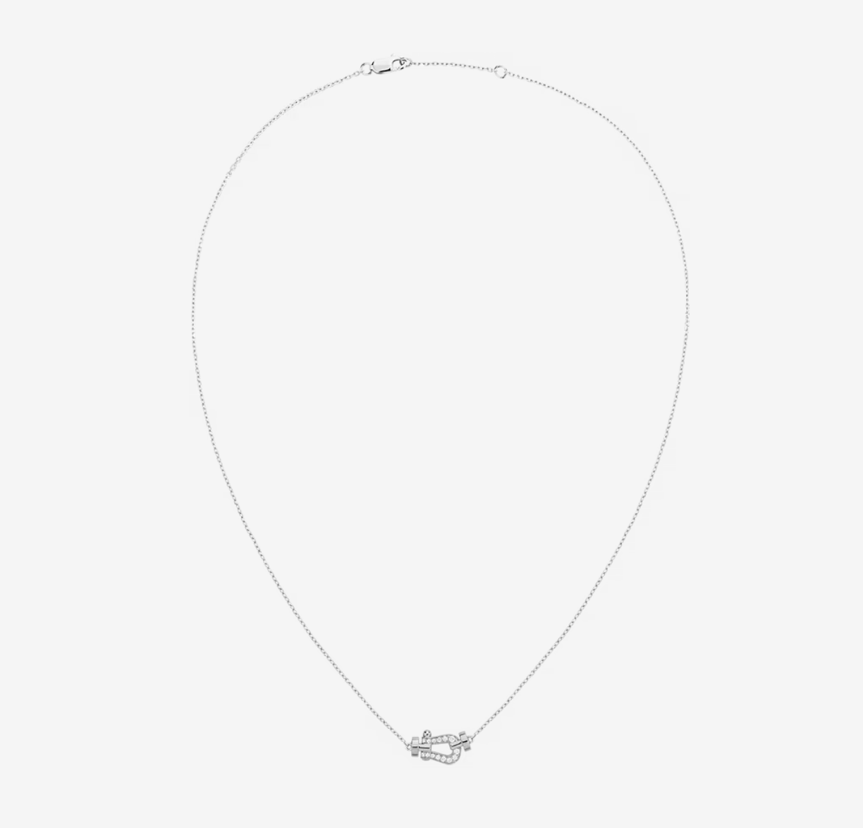 [baslovejewels]FORCE 10 DIAMOND SILVER NECKLACE MINI MODEL