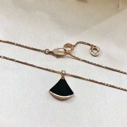 [baslovejewels]DREAM NECKLACE ONYX 1 DIAMOND