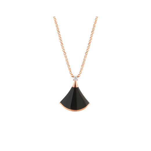 [baslovejewels]DREAM NECKLACE ONYX 1 DIAMOND