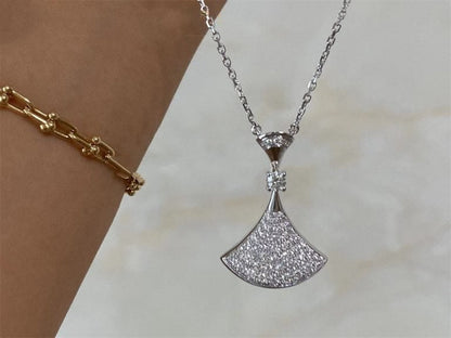 [baslovejewels]DREAM NECKLACE SILVER FULL DIAMOND