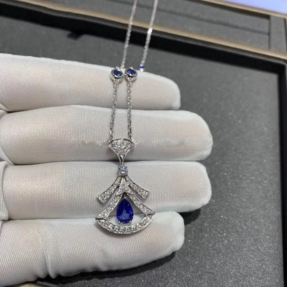[baslovejewels]DREAM NECKLACE AGATE DIAMOND SILVER