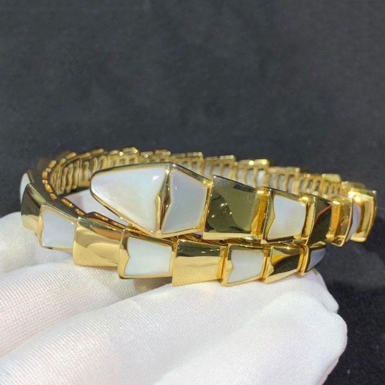 [baslovejewels]SERPENTI BRACELET MOP GOLD
