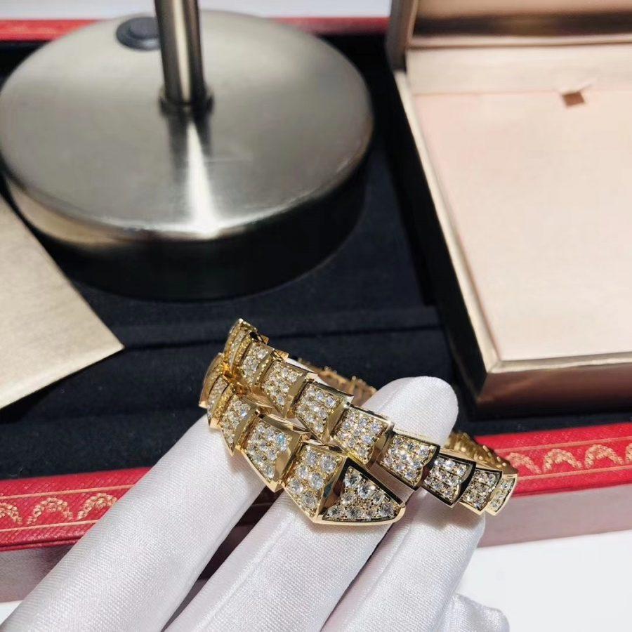 [baslovejewels]SERPENTI BRACELET 8MM GOLD DIAMOND