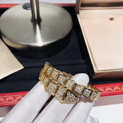 [baslovejewels]SERPENTI BRACELET 8MM GOLD DIAMOND