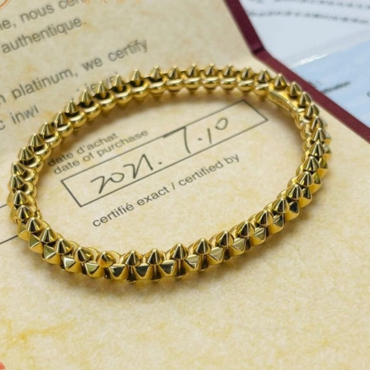 [baslovejewels]CLASH GOLD BRACELET