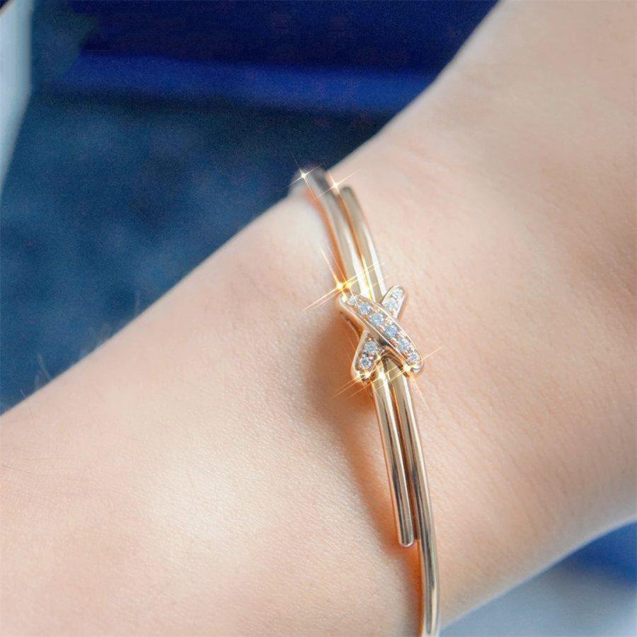 [baslovejewels]JEUX DE BRACELET PINK GOLD DIAMONDS