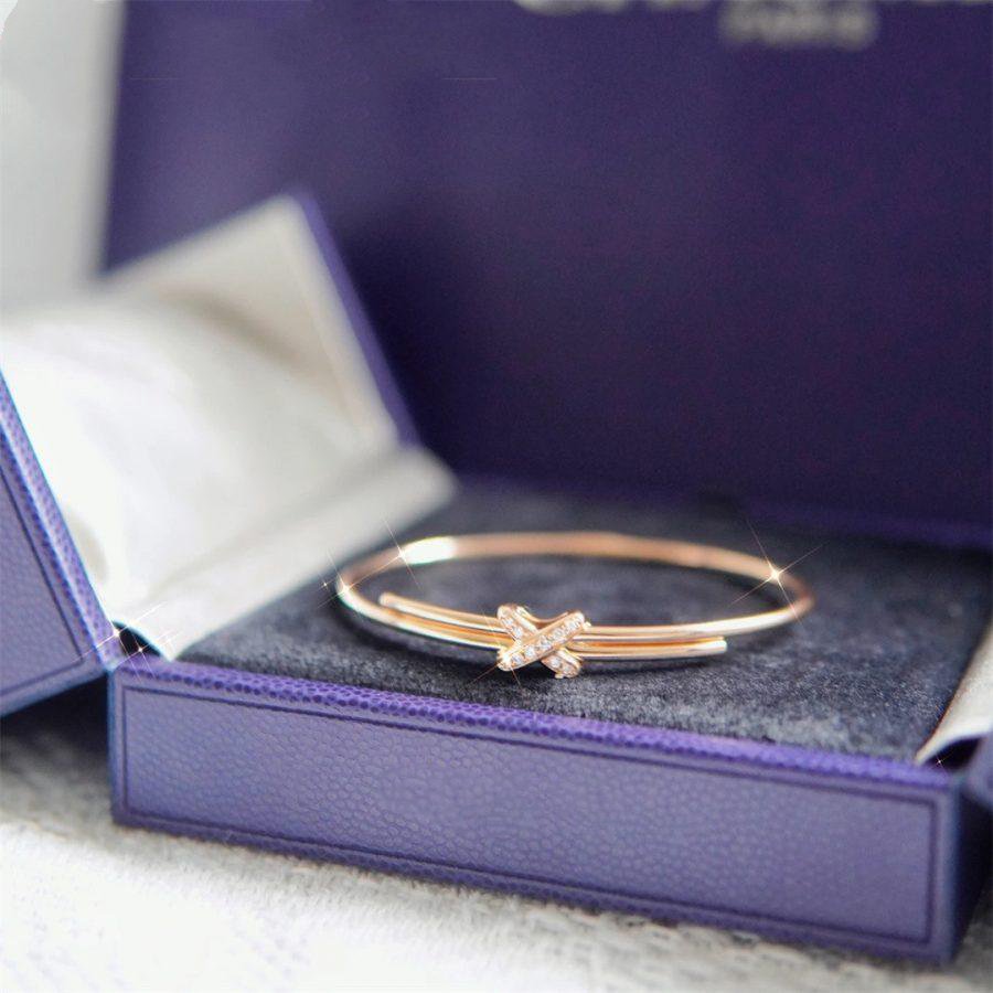 [baslovejewels]JEUX DE BRACELET PINK GOLD DIAMONDS