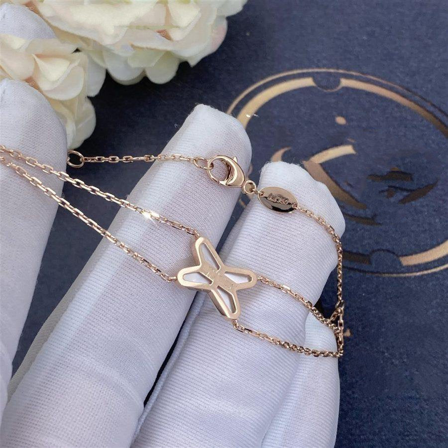 [baslovejewels]JEUX BRACELET WHITE MOP PINK GOLD 1 DIAMOND