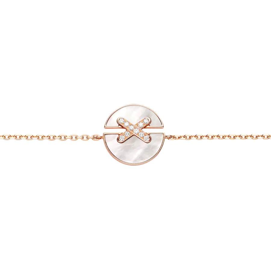 [baslovejewels]JEUX DE BRACELET MOP PINK GOLD DIAMONDS