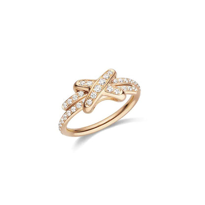 [baslovejewels]JEUX DE RING PINK GOLD DIAMOND