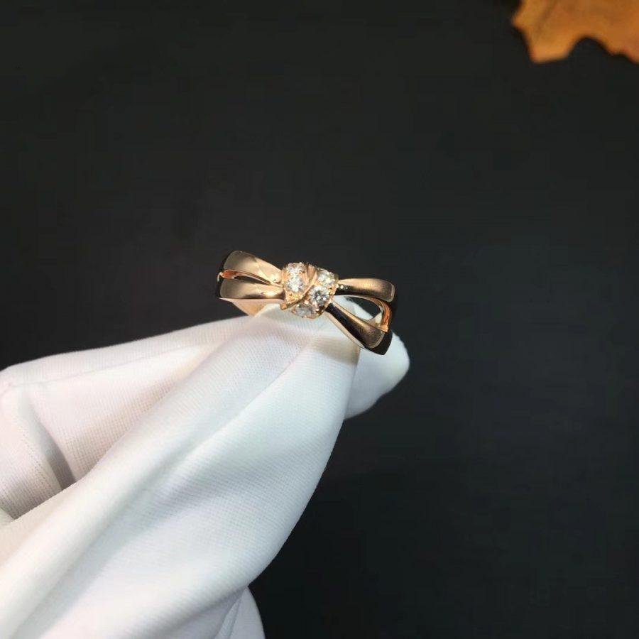 [baslovejewels]LIENS RING PINK GOLD DIAMOND