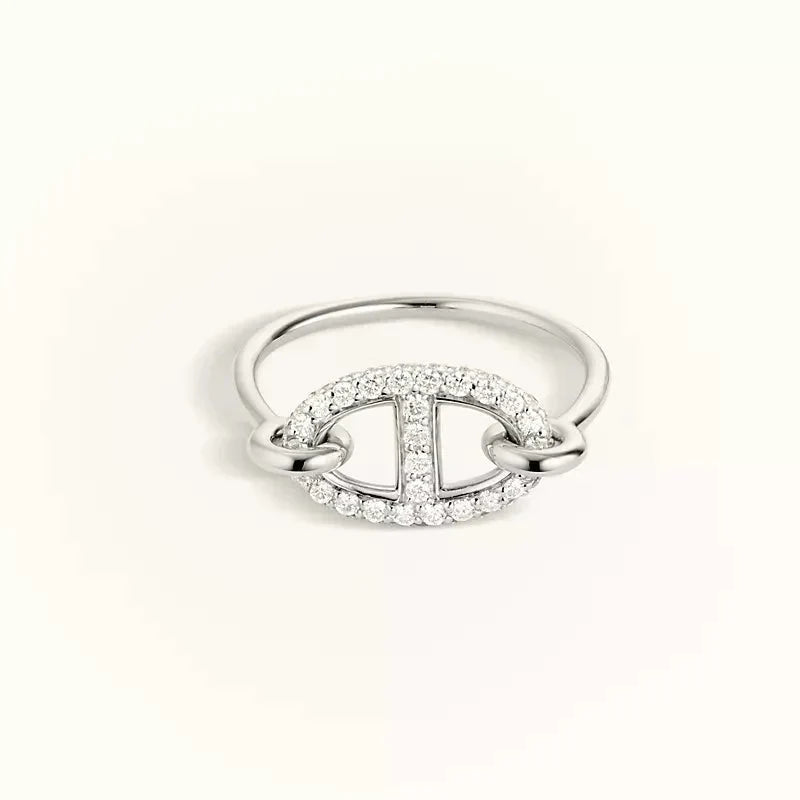 [baslovejewels]RONDE SMALL SILVER DIAMOND RING