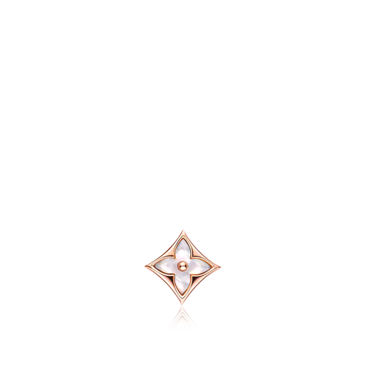 [baslovejewels]STAR MOP PINK GOLD EARRINGS