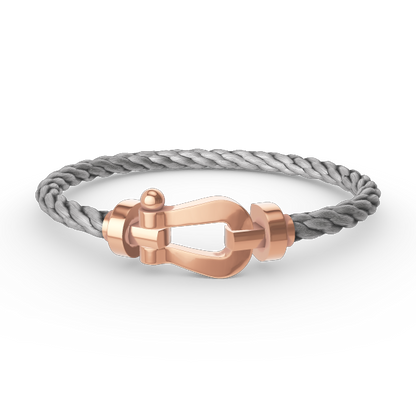 [baslovejewels]FORCE LARGE HORSESHOE NO DIAMOND BRACELET ROSE GOLD