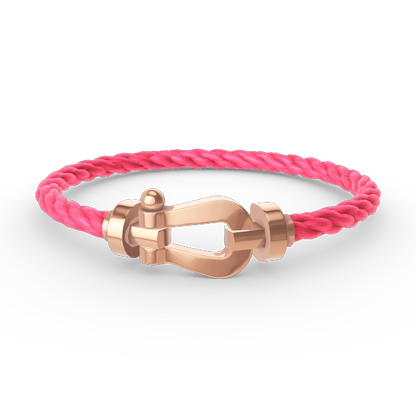 [baslovejewels]FORCE LARGE HORSESHOE NO DIAMOND BRACELET ROSE GOLD