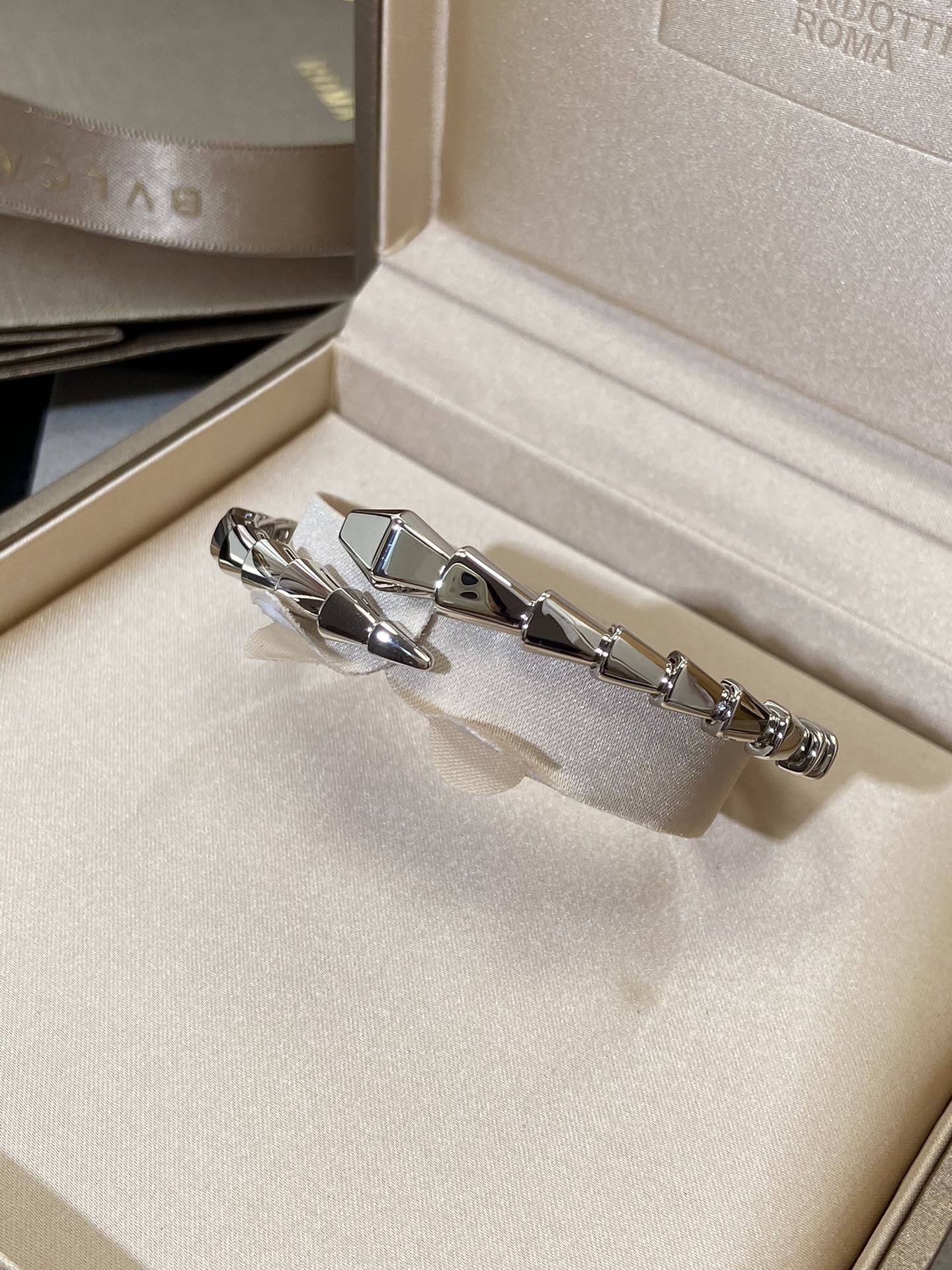 [baslovejewels]SERPENTI VIPER SILVER BRACELET