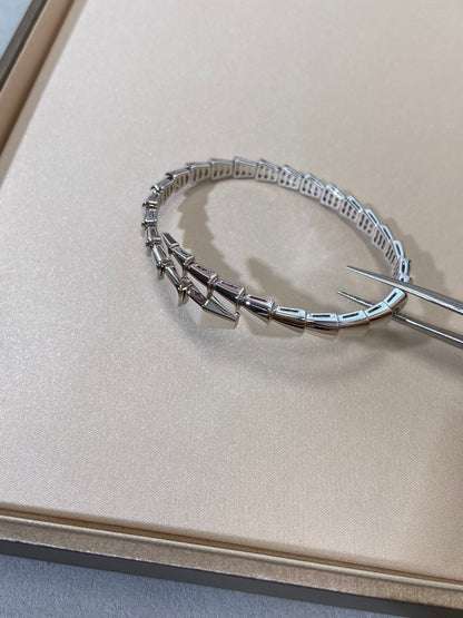 [baslovejewels]SERPENTI VIPER SILVER BRACELET